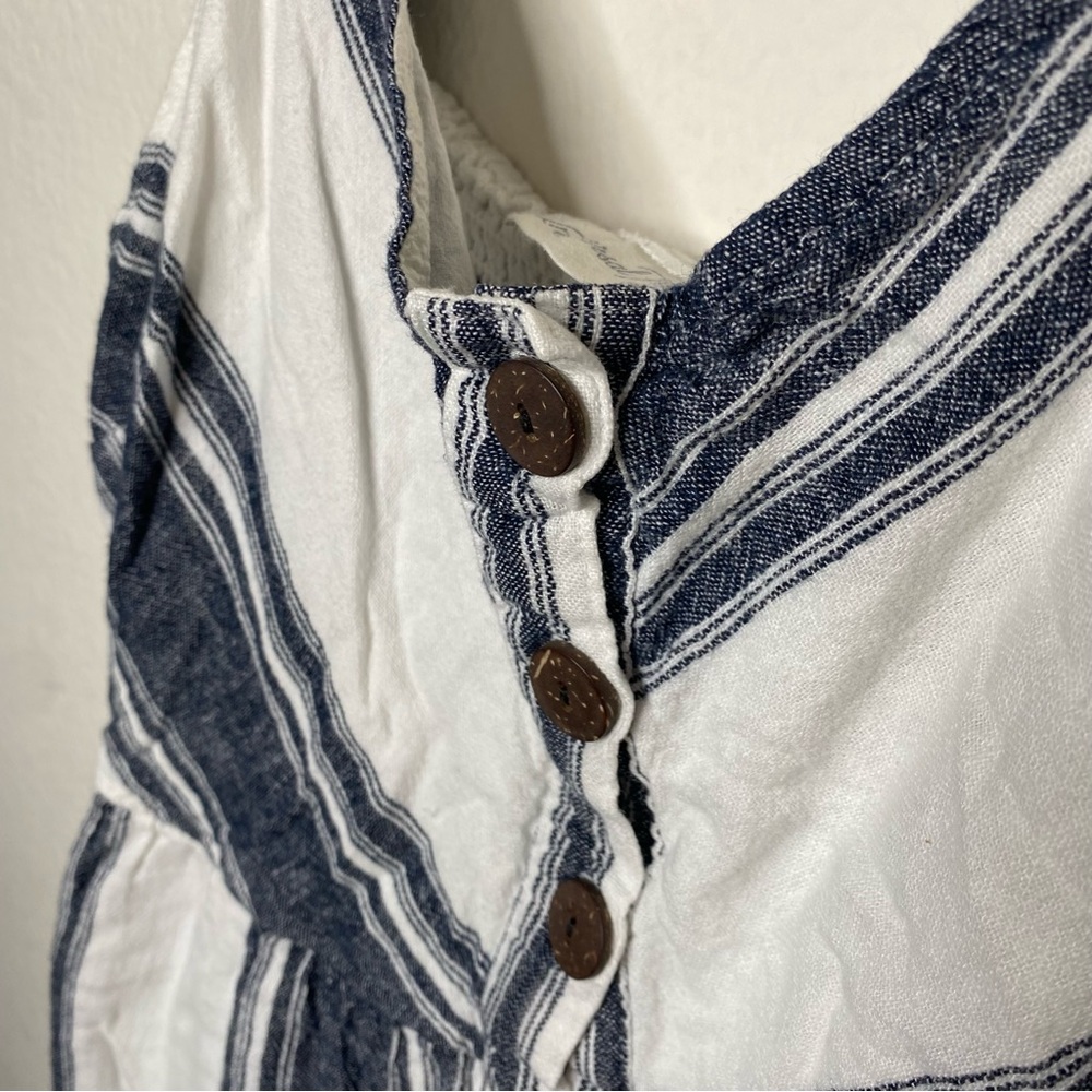 Linen midi dress - Picture 4 of 12